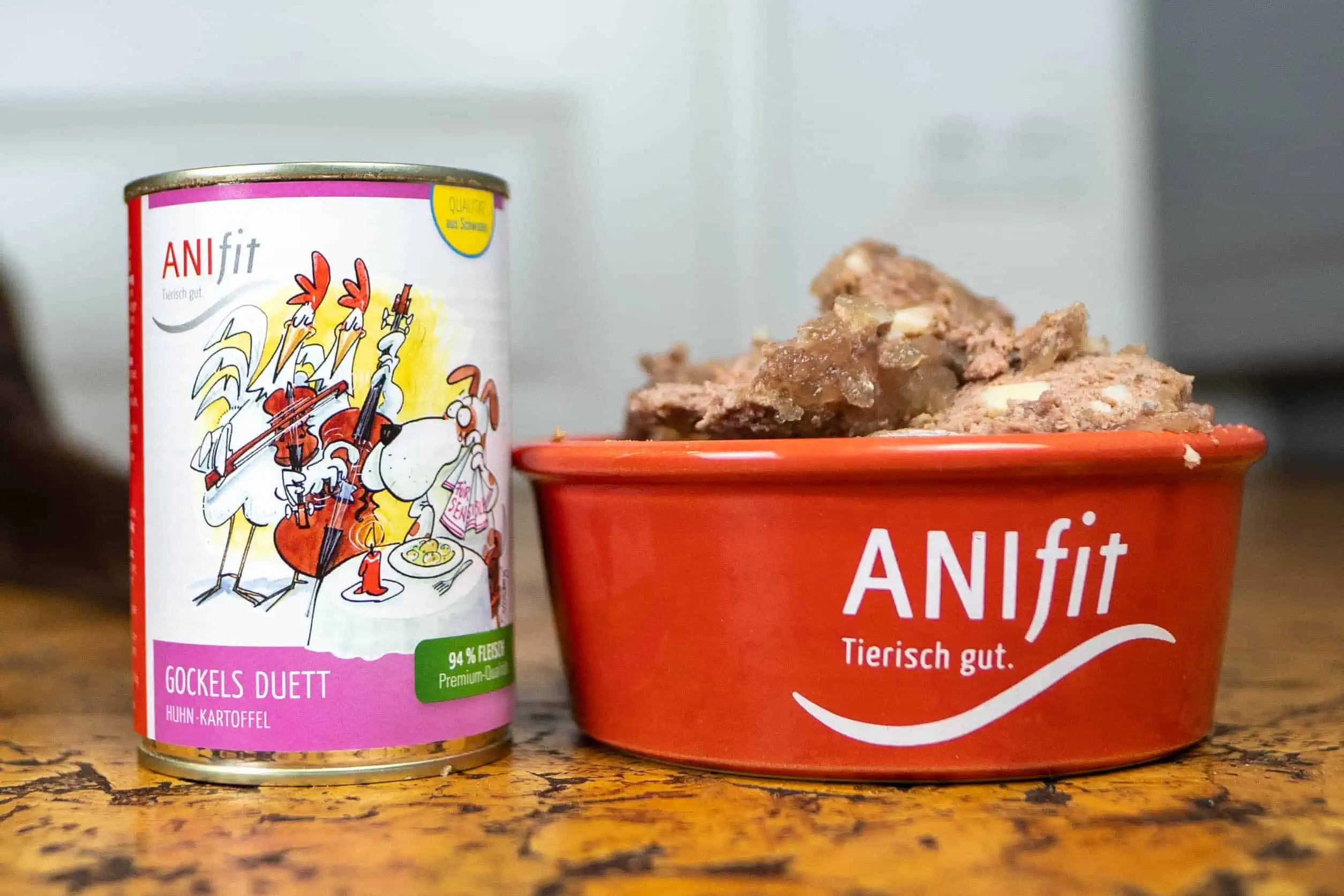 ANIfit Nassfutter Gockels Duett Futterumstellung