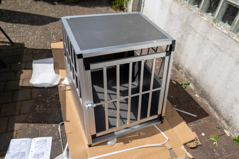 EUGAD Hundetransportbox Alu