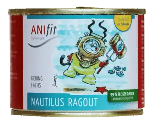 Katzenfutter ohne Zucker Nautilus Ragout von Anifit 