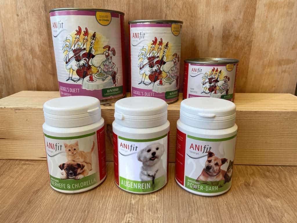Anifit Produkte gegen Fellverfärbung beim Hund