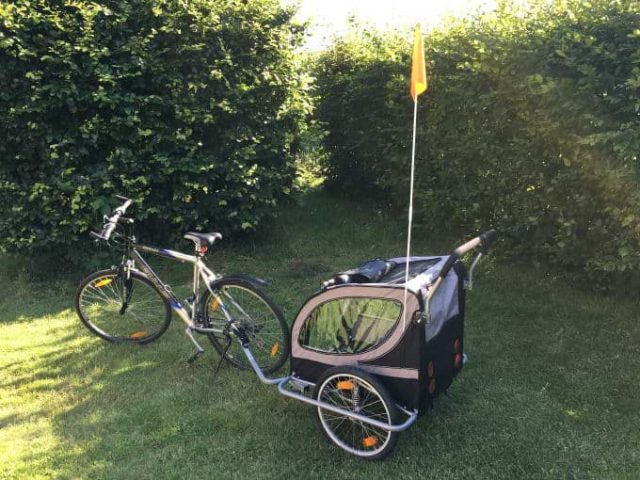 Karli Doggy Liner Paris Fahrradanhänger